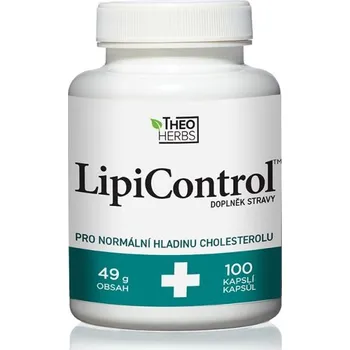 Doplněk stravy Theo Herbs LipiControl 100 kapslí