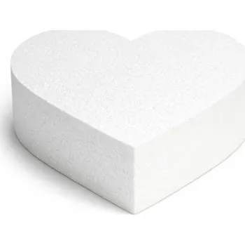 1Mcz srdce z polystyrenu k aranžování 15x14x5cm