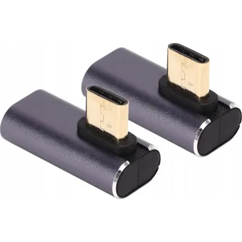 IP kamera ADAPTÉR PŘECHODKA ÚHLOVÝ KONEKTOR 90 STUPŇŮ USB-C 40GBPS USB 4 100 W 2KS