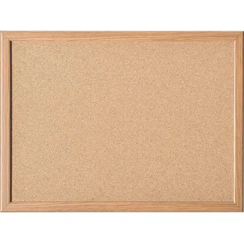 Kancelářský nábytek magnetoplan 121922 korková nástěnka s připínáčky hnědá korek 600 mm x 400 mm