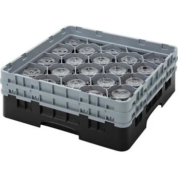 přísavka na sklo Cambro Koš Camrack 20 pozic, výška sklenice 21,6 cm - Černá| TOM, R-20S800-110