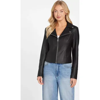 Dámská bunda GUESS dámská koženková bunda Jacki černá L