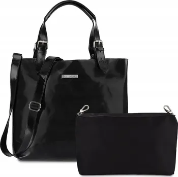 Kabelka Beltimore kabelka z pravé kůže černá