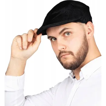 Čepice Kšiltovka Alessio černá polyester velikost 58