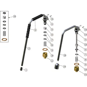 Náhradní díl pro kávovar Kit páry LM Strada EP