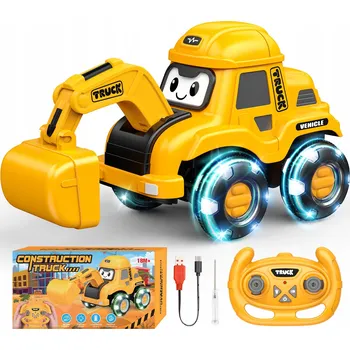 autíčko Dálkově ovládaný bagr 2,4 GHz se světly – hračka na pláž pro děti