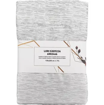 Závěs Závěs s řasící páskou Lori SX8922A 135x250 šedý