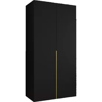 Předsíňová stěna Skříň Alicante I 100 černá/zlatá