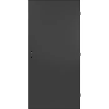 Interiérové dveře Vnitřní vchodové dveře RT03 80P kovové, antracit