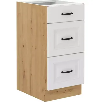 Kuchyňská skříňka Kuchyňská skříňka Stilo bílý matný/artisan 40D 3S BB