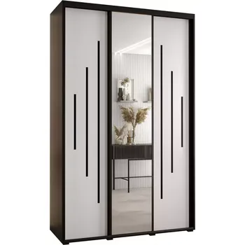 Předsíňová stěna Skříň 45 Canaris 13 170 černá/bílá/černá