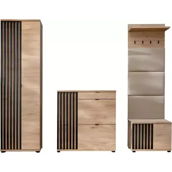 Předsíňová stěna Předsíňová stěna Pedro VII HJZ PD7 hickory jackson/černá