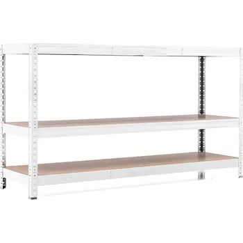 regál Policový regál Trestles RH 1000x1400x450, nosnost 900 kg, 3 police Barva: pozink, Provedení police: dřevěná DTD 8 mm