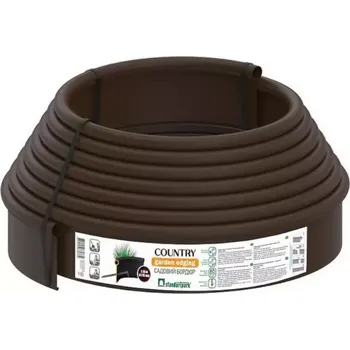 Zahradní obrubník Ohrazení Country hnědé 15 m