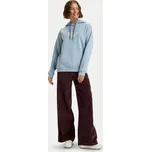 Roxy Mikina Surf Stoked Brushed Art ERJFT05020 Světle modrá Regular Fit XL