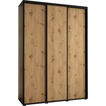 Předsíňová stěna Skříň 45 Canaris 1 190 černá/artisan/černá