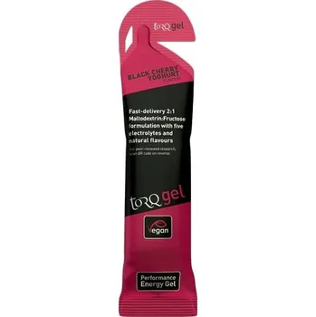 Energetický nápoj Torq Energetický gel s příchutí černé třešně Black Cherry višeň
