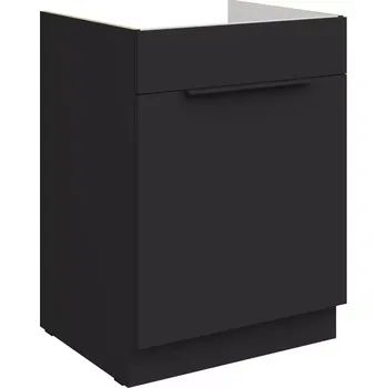 Kuchyňská skříňka Aria BL/BL Anti Fingerprint 60zl 1s Bb