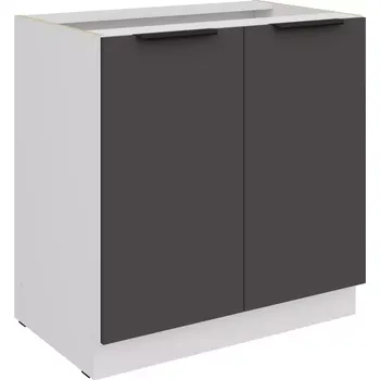 Kuchyňská skříňka Aria GR/WH Anti Fingerprint 80d 2f Bb