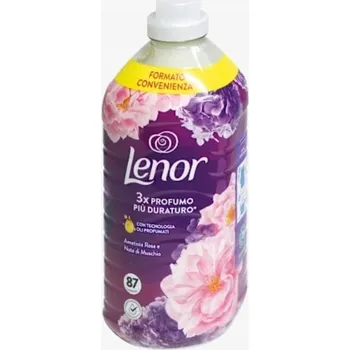 Aviváž Lenor 87 praní tekutá aviváž Vůně ametystu, růže a pižma, 1,827 l