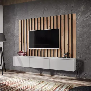 Obývací stěna Obývací Stěna VERTI PGAS VT 2 perla gray/artisan