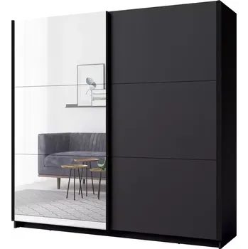 Předsíňová stěna Skříň Arsala III 11 se zrcadlem grafit