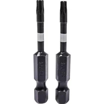 Bit Rázové šroubovací bity Torx T15x50 mm 2 ks