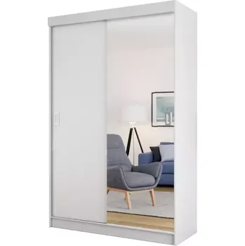 Kancelářská sestava Skříň Bill 1l Zrcadlo 138 Bílý