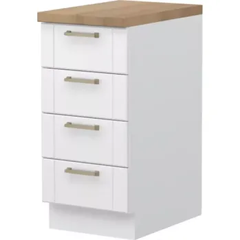 Kuchyňská Skříňka Tara R-40-4f/4 4s Standard White Mat