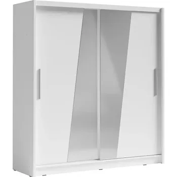 Předsíňová stěna Skříň Bergamo III bílá