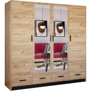 Kancelářská sestava Skříň Sophie 200 craft/černá