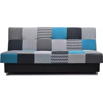 Sedací souprava Pohovka Zigzak mix modry