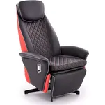 Křeslo Camaro černá-červená