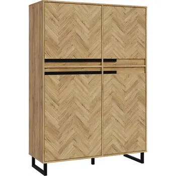 Komoda Komoda Solletico 4d Dub Spica / Dub Bartex