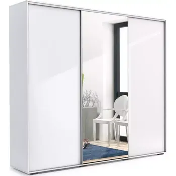 Kancelářská sestava Skříň Aniela A25 250 Zrcadlo/Bílý