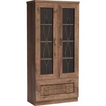 Vinotéka Vitrína Tadeusz 90 cm, dub lefkas