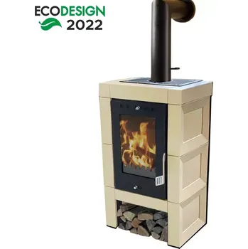 Krbová kamna Kachlová kamna Modena II beige 6KW