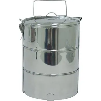 Jídlonosič jídlonosič 14cm 3díl.nerez, uzávěr spona