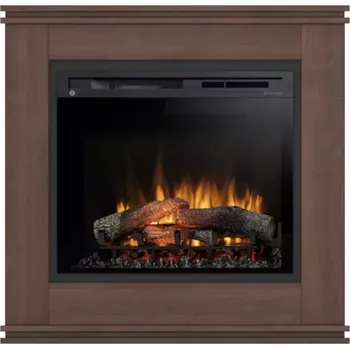 Elektrický krb Vena 28 dub tmavý/černá