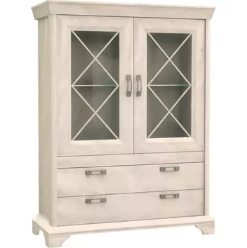 Vinotéka Vitrína Kashmir 123 cm Pina Bílá