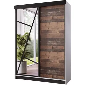 Kancelářská sestava Skříň Vena 167 bílá + old style