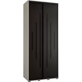 Předsíňová stěna Skříň 45 Canaris 12 100 bílá/černá/černá