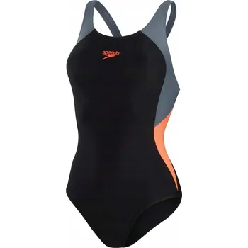 Dámské plavky Dámské plavky Speedo Colourblock Splice Muscleback velikost D38