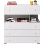 Komoda Sigma SI11 BíláLux/Betón