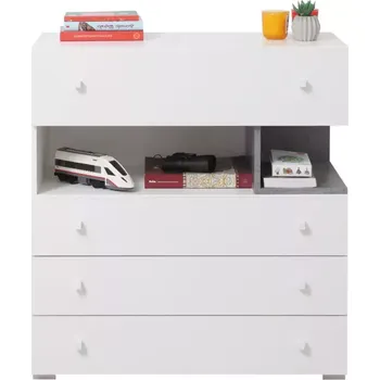 Komoda Komoda Sigma SI11 BíláLux/Betón