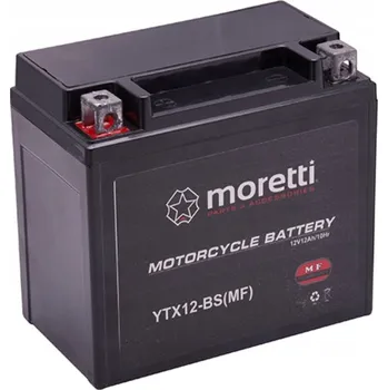Motobaterie 12V 12Ah MTX12-BS GELOVÁ Akumulátor MORETTI