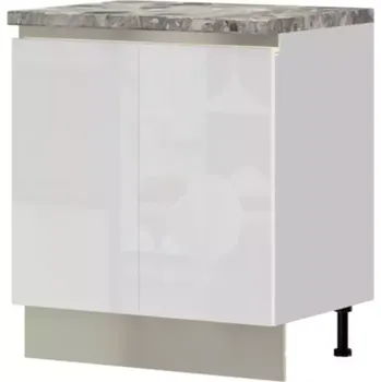 Kuchyňská skříňka Infinity R-80-2K/5 Crystal White