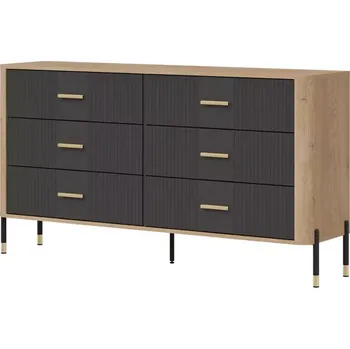 Ložnicová sestava Komoda Dante DT05 dub cremona/antracit