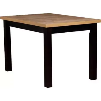 Jídelní set Stůl St45 140x80 dub wotan/černá L