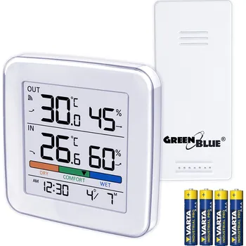 Meteostanice GreenBlue GB169 bílá